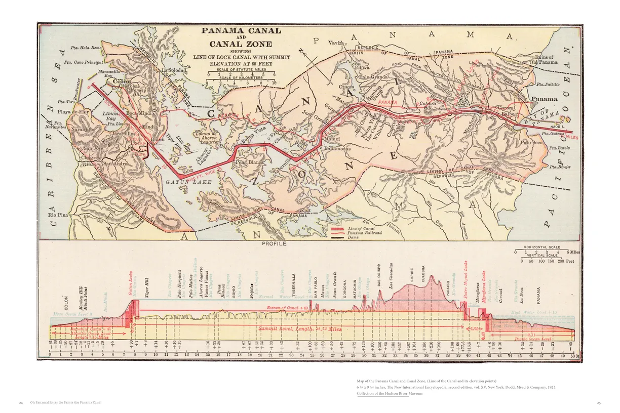 Oh Panama! Jonas Lie Paints the Panama Canal exhibition catalog, pages 24-25