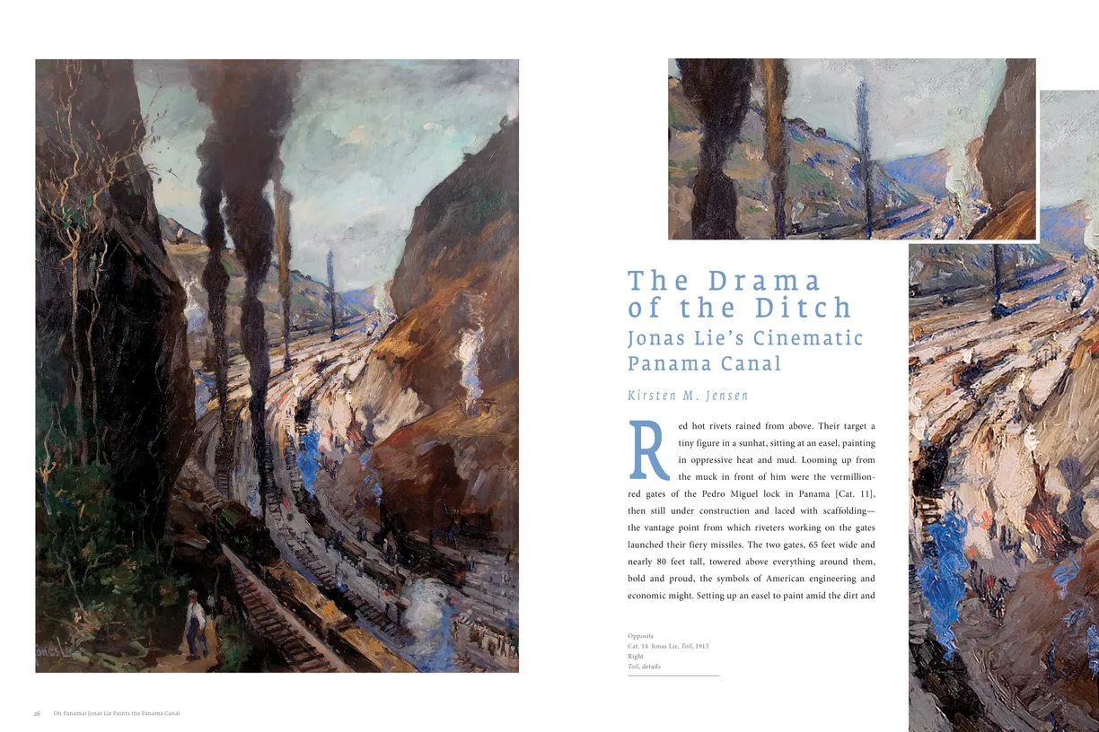Oh Panama! Jonas Lie Paints the Panama Canal exhibition catalog, pages 26-27