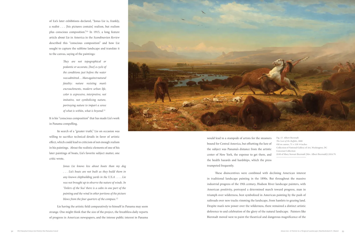 Oh Panama! Jonas Lie Paints the Panama Canal exhibition catalog, pages 52-53
