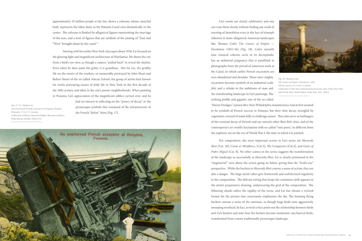 Oh Panama! Jonas Lie Paints the Panama Canal exhibition catalog, pages 58-59