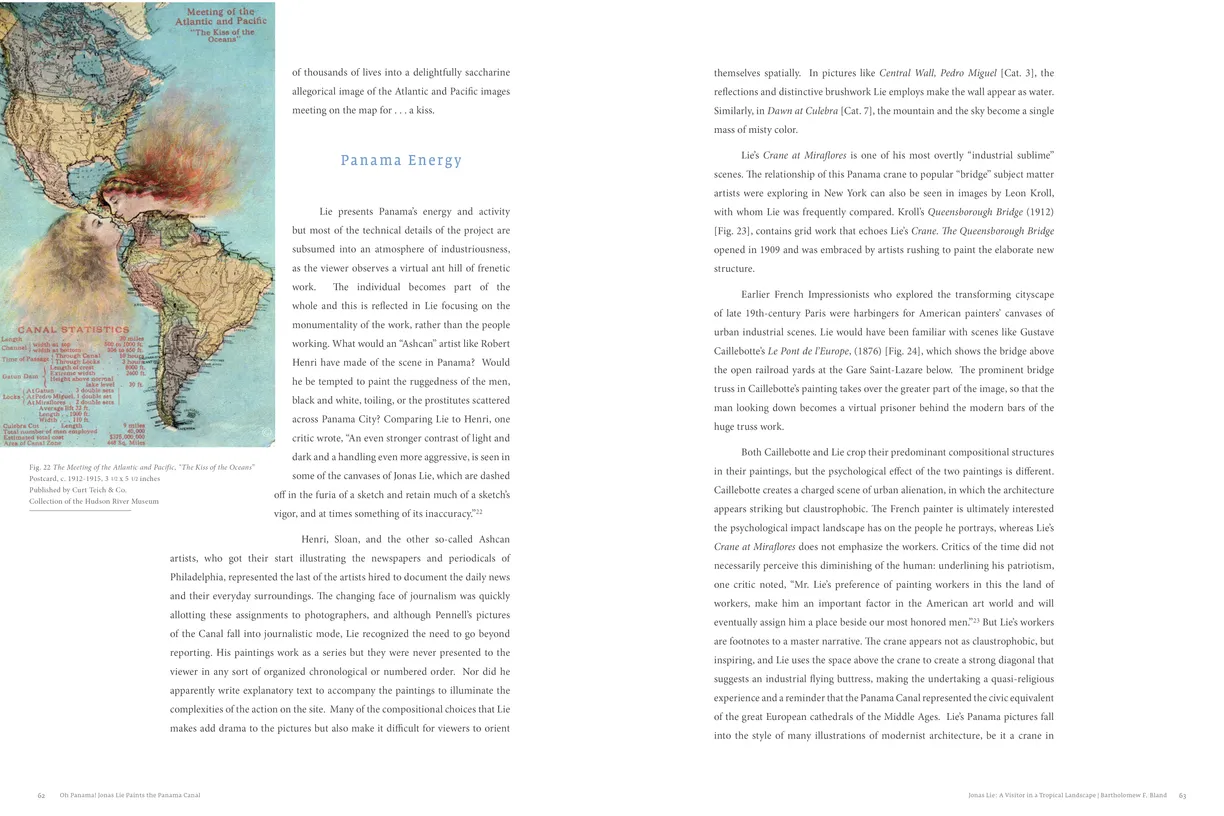 Oh Panama! Jonas Lie Paints the Panama Canal exhibition catalog, pages 62-63