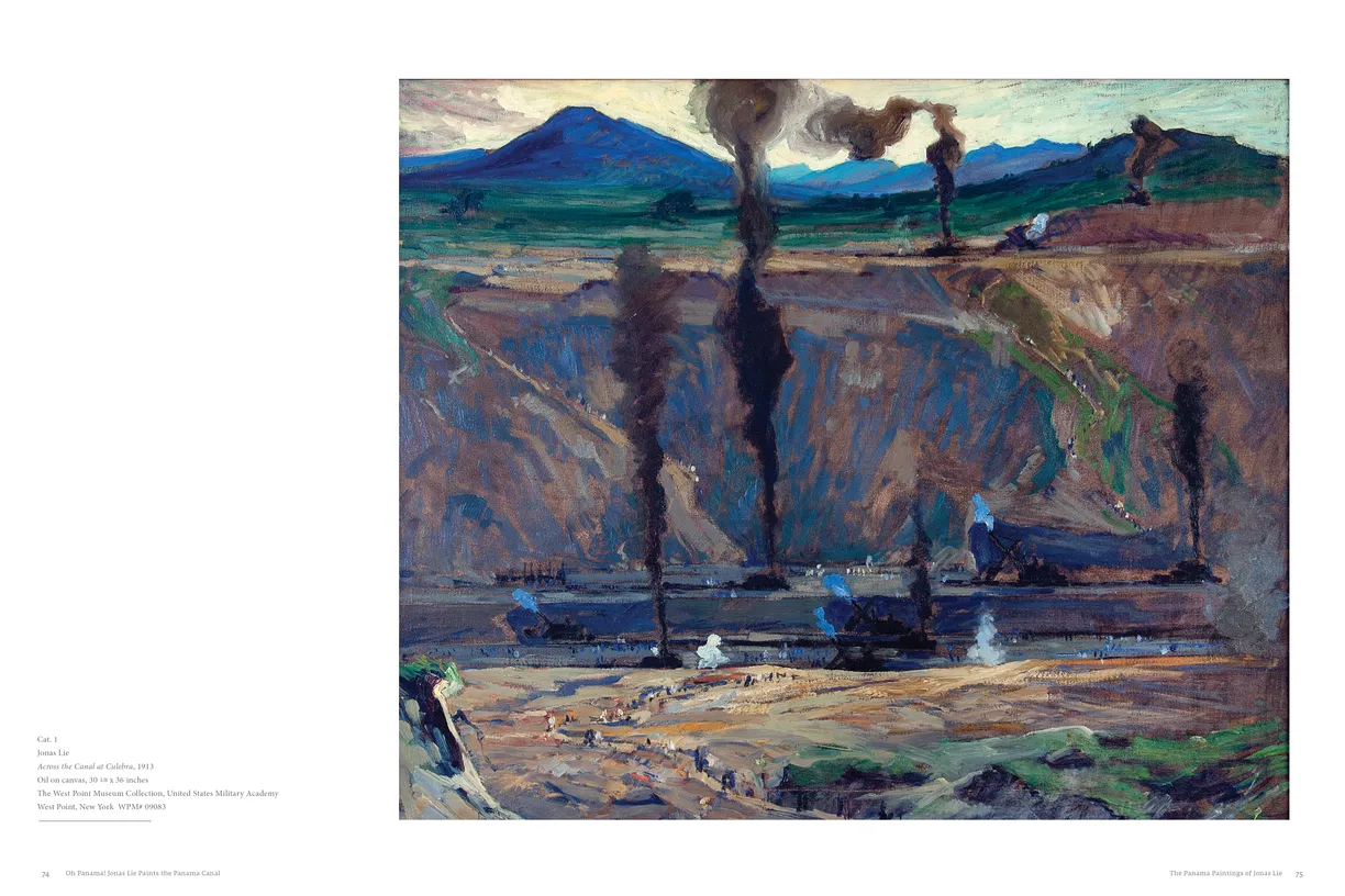Oh Panama! Jonas Lie Paints the Panama Canal exhibition catalog, pages 74-75