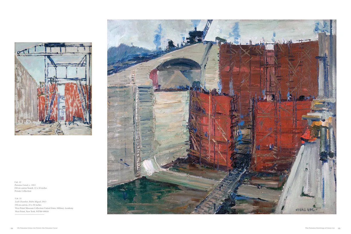 Oh Panama! Jonas Lie Paints the Panama Canal exhibition catalog, pages 94-95