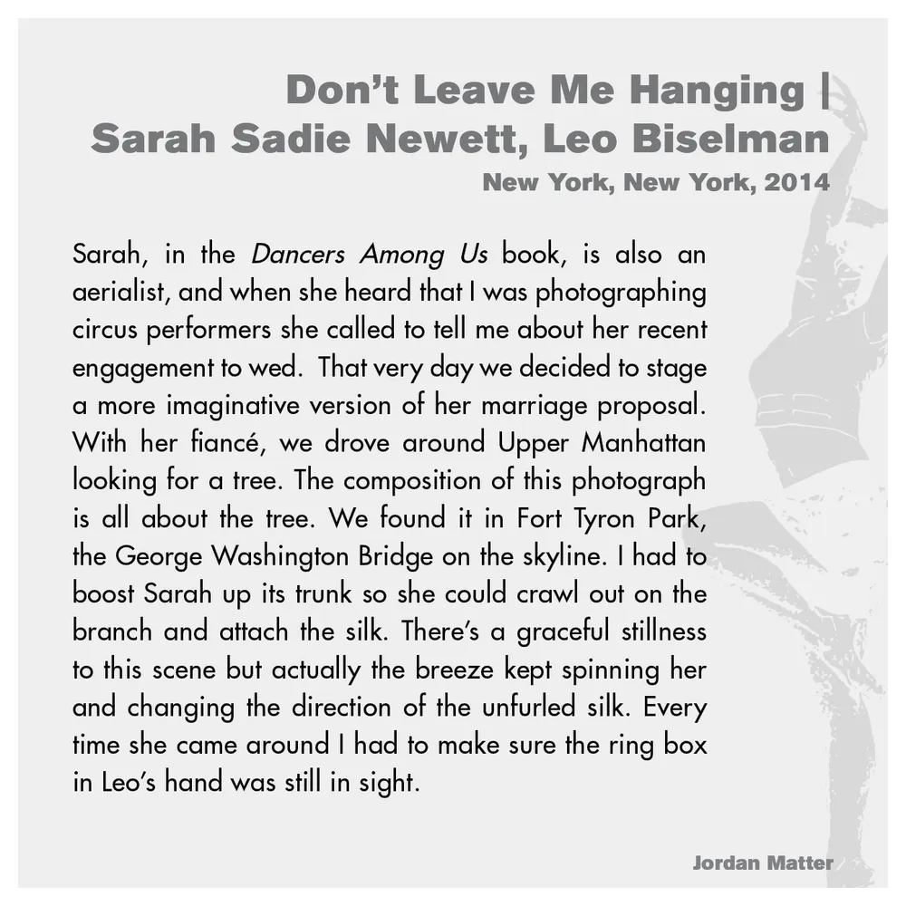 Jordan Matter: Dancers Among Us exhibition wall label 2/43