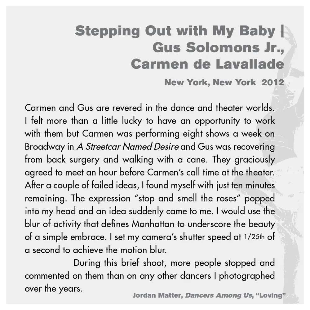 Jordan Matter: Dancers Among Us exhibition wall label 17/43