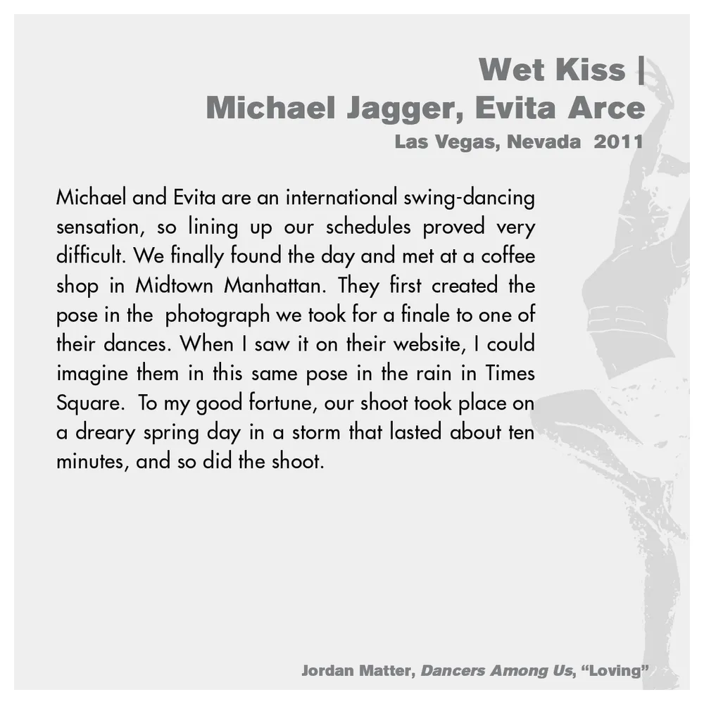 Jordan Matter: Dancers Among Us exhibition wall label 18/43