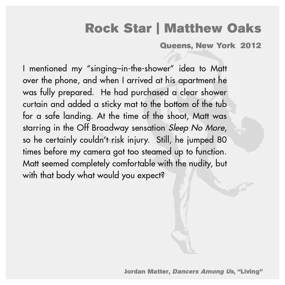 Jordan Matter: Dancers Among Us exhibition wall label 28/43