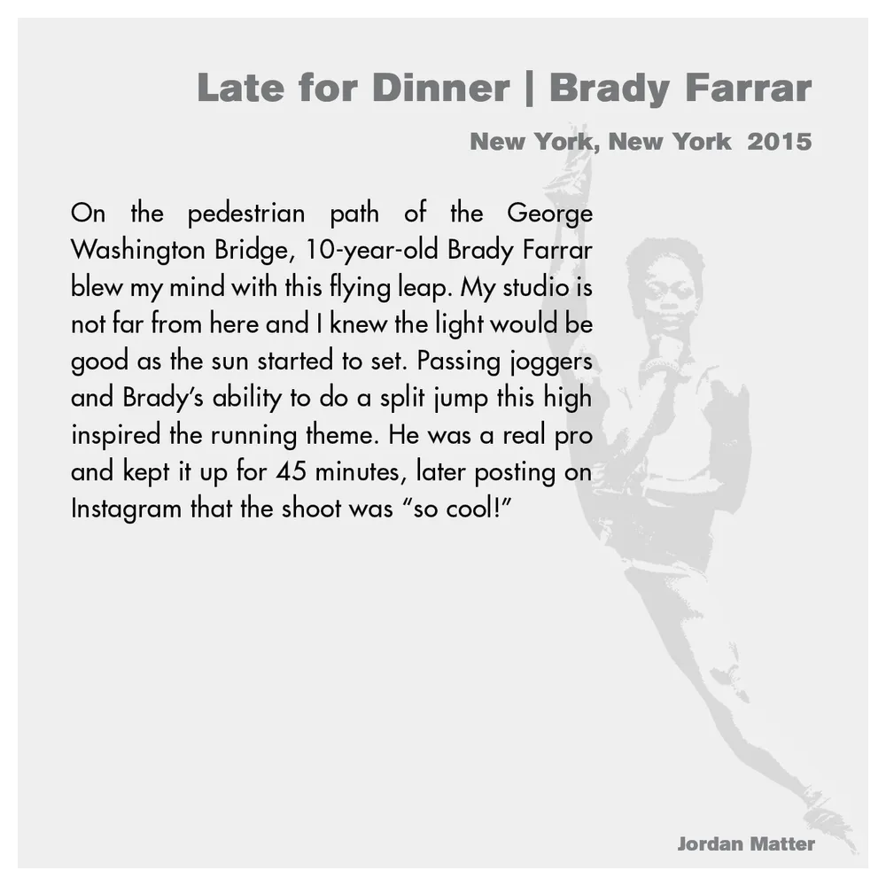 Jordan Matter: Dancers Among Us exhibition wall label 30/43