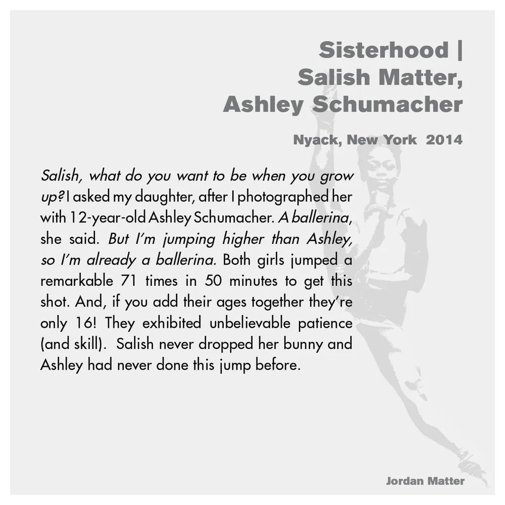 Jordan Matter: Dancers Among Us exhibition wall label 38/43