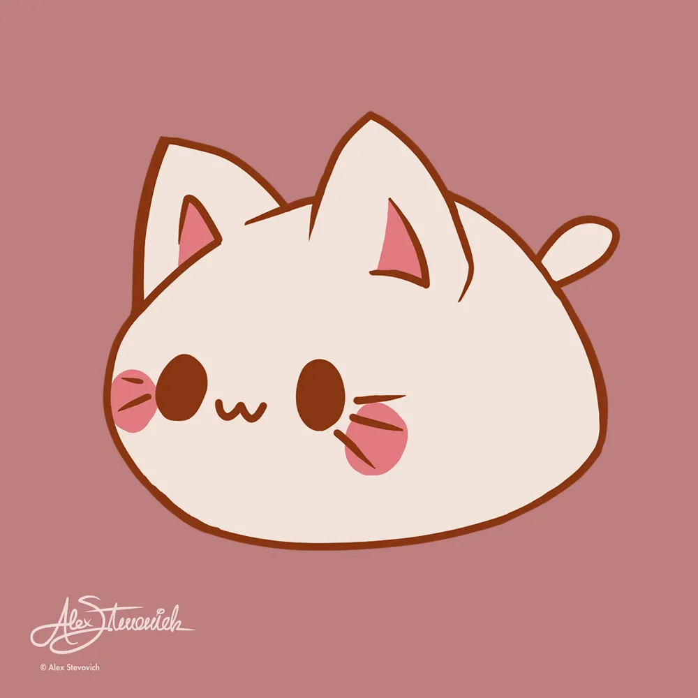 Kawaii Cat Blob #14