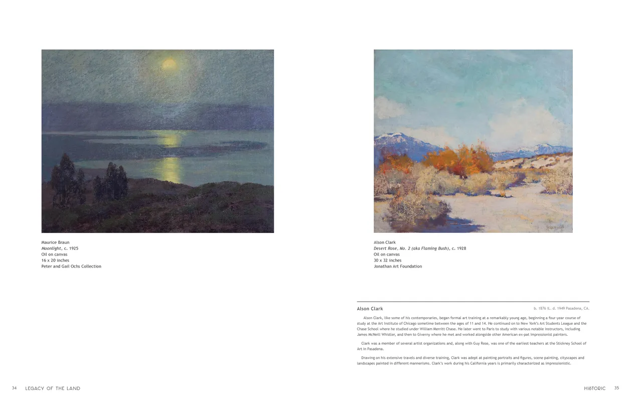 Legacy of the Land exhibition catalog, pages 34-35