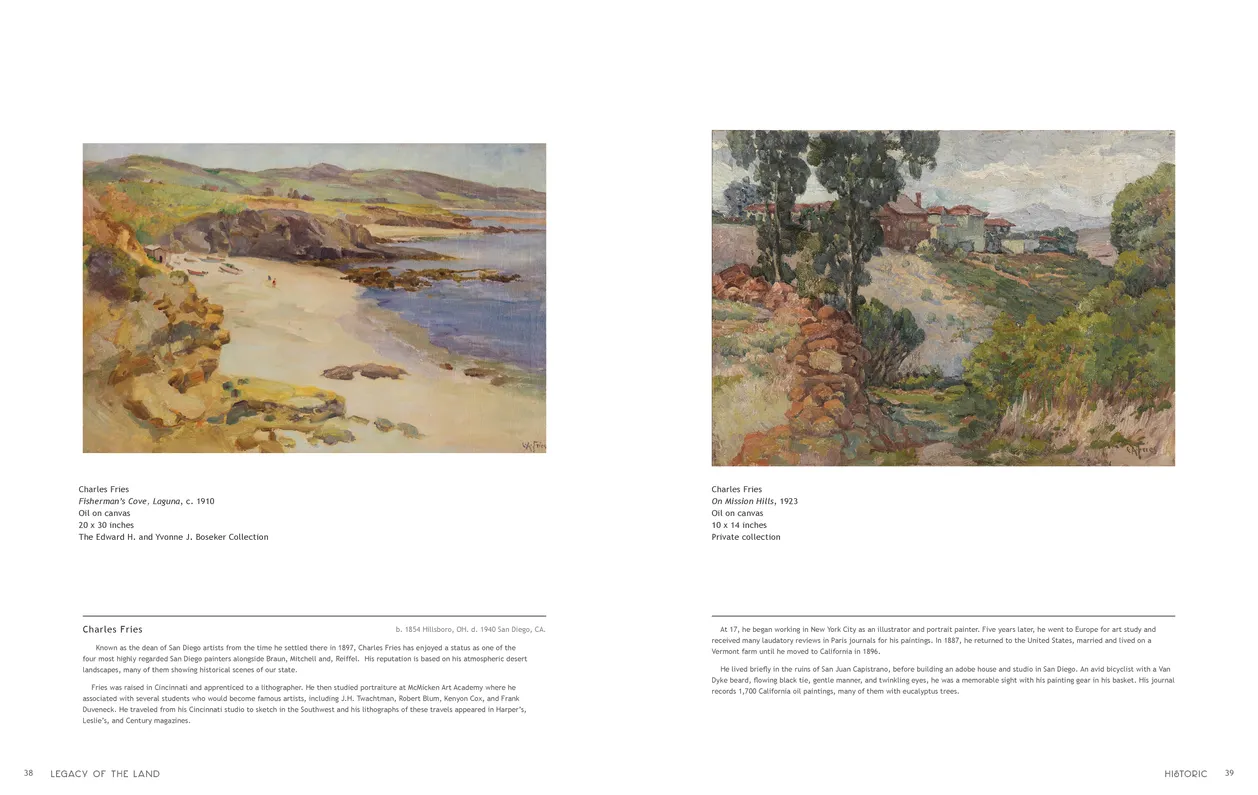 Legacy of the Land exhibition catalog, pages 38-39