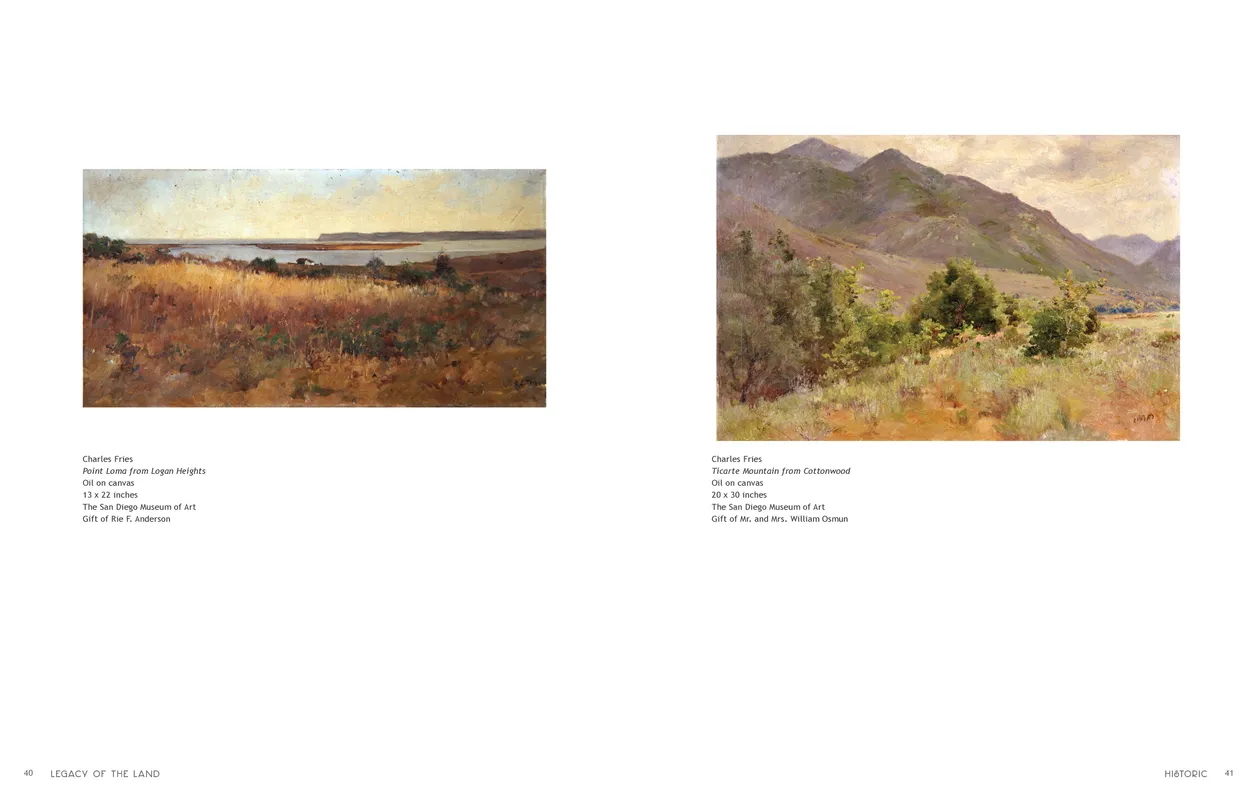 Legacy of the Land exhibition catalog, pages 40-41