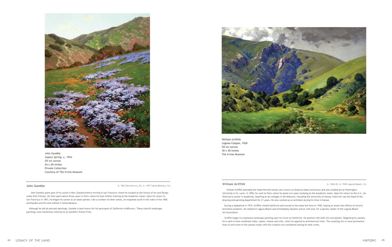 Legacy of the Land exhibition catalog, pages 44-45