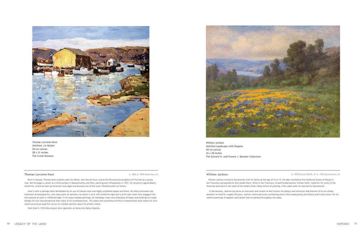Legacy of the Land exhibition catalog, pages 50-51