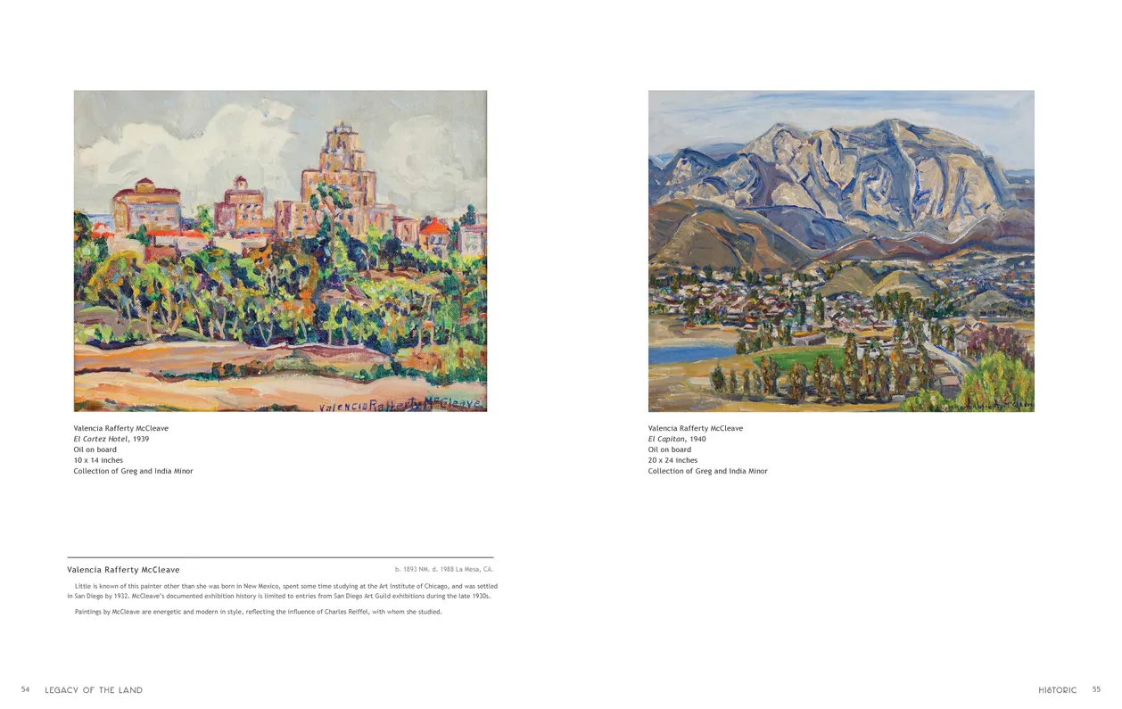 Legacy of the Land exhibition catalog, pages 54-55