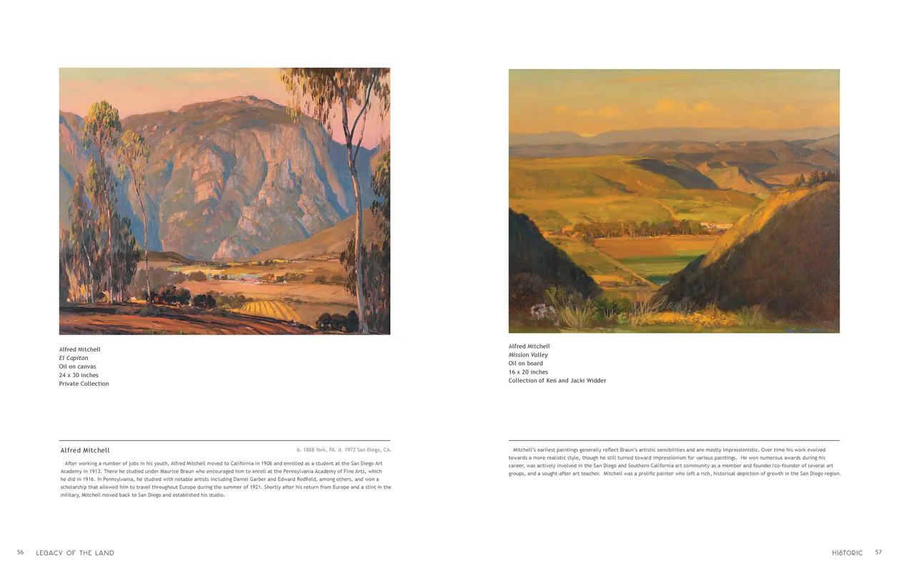 Legacy of the Land exhibition catalog, pages 56-57