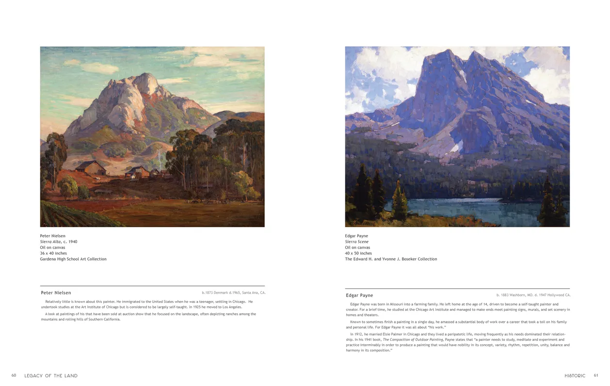 Legacy of the Land exhibition catalog, pages 60-61