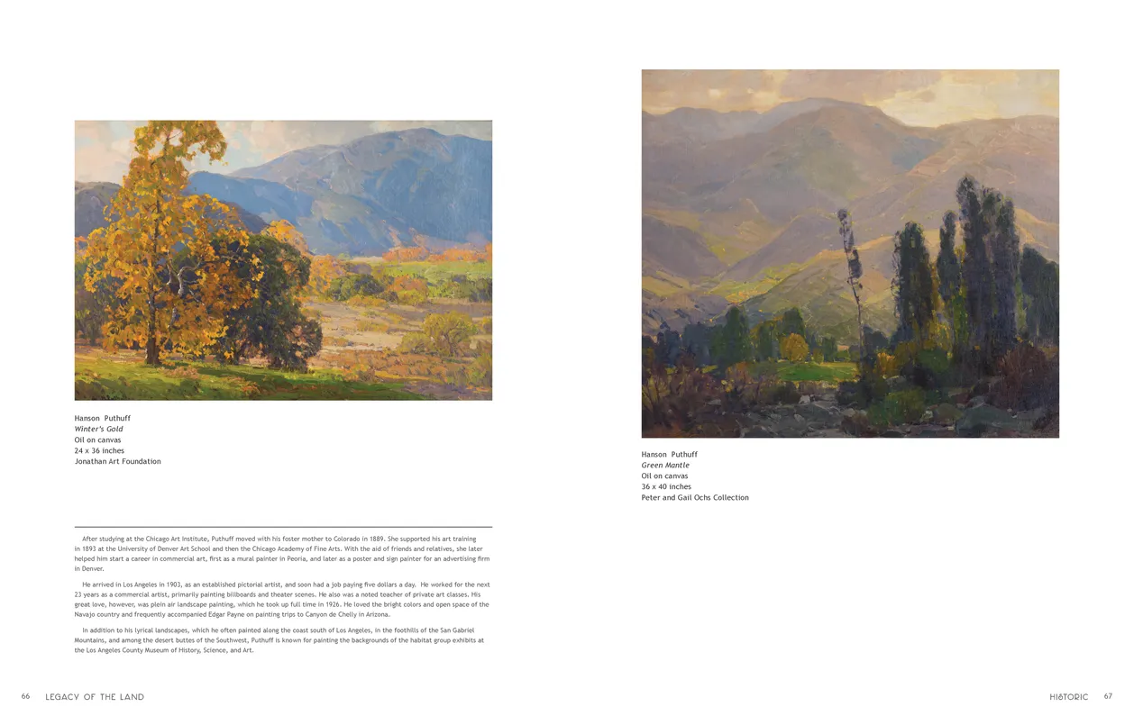 Legacy of the Land exhibition catalog, pages 66-67