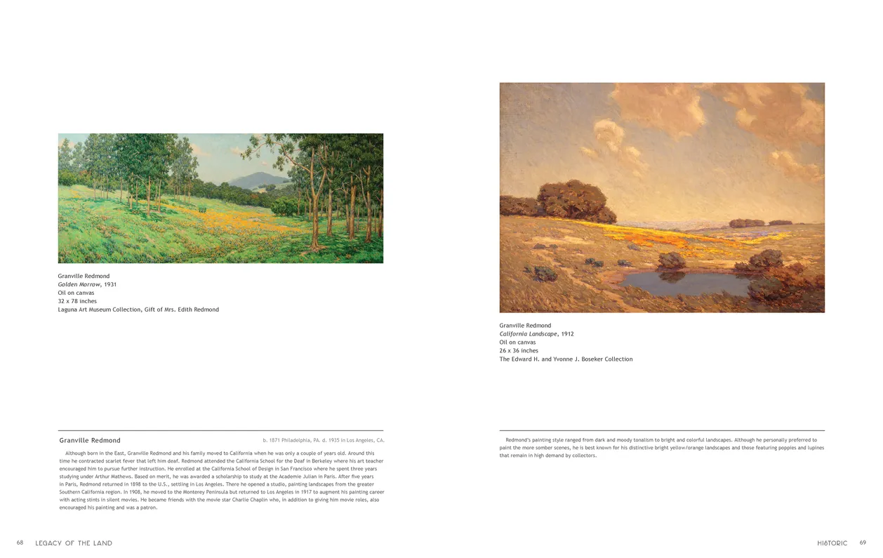 Legacy of the Land exhibition catalog, pages 68-69