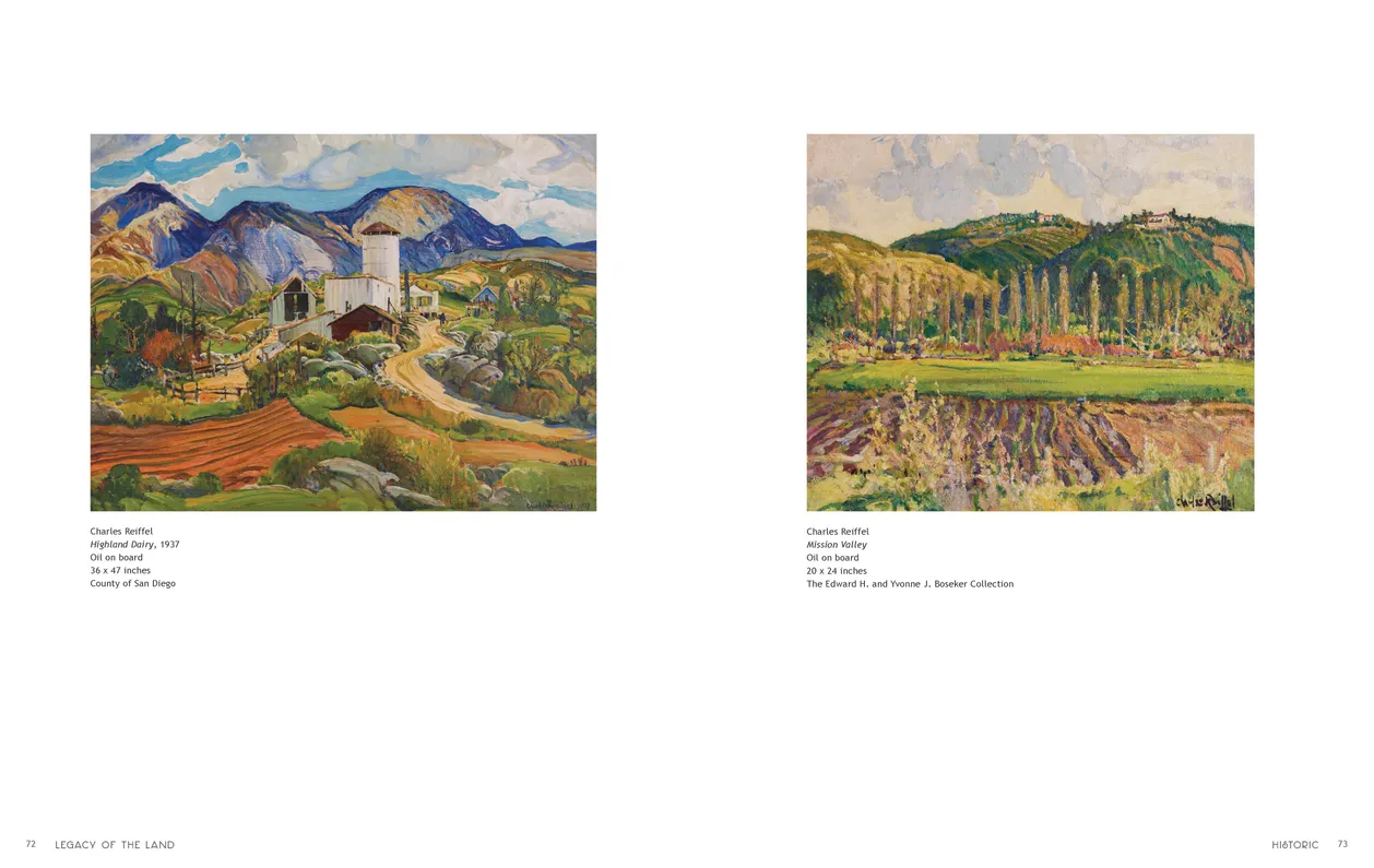 Legacy of the Land exhibition catalog, pages 72-73