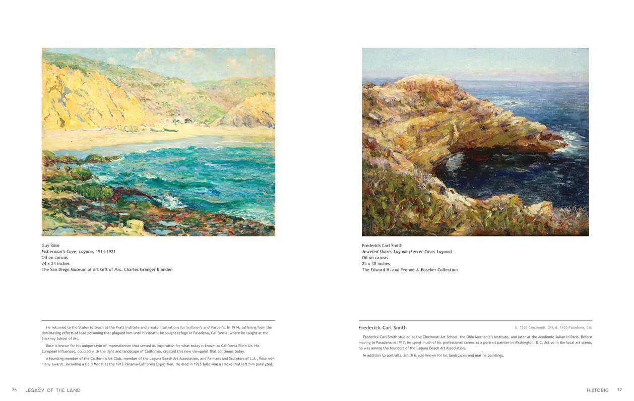 Legacy of the Land exhibition catalog, pages 76-77