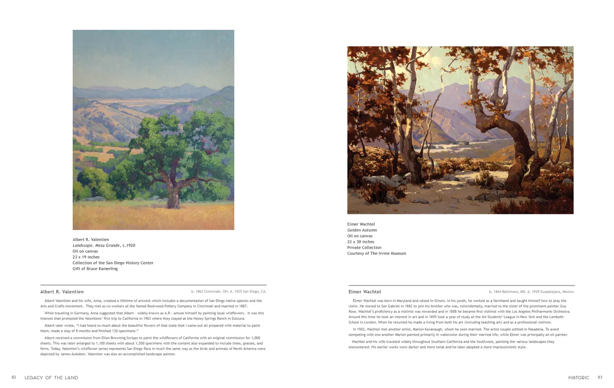 Legacy of the Land exhibition catalog, pages 82-83