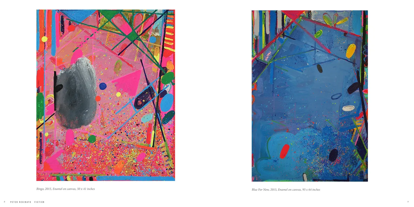 Peter Reginato: Fiction exhibition catalog, pages 8-9