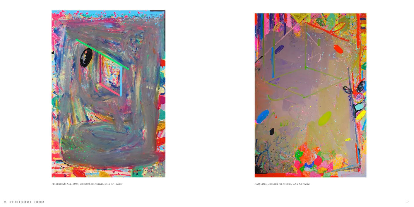 Peter Reginato: Fiction exhibition catalog, pages 16-17