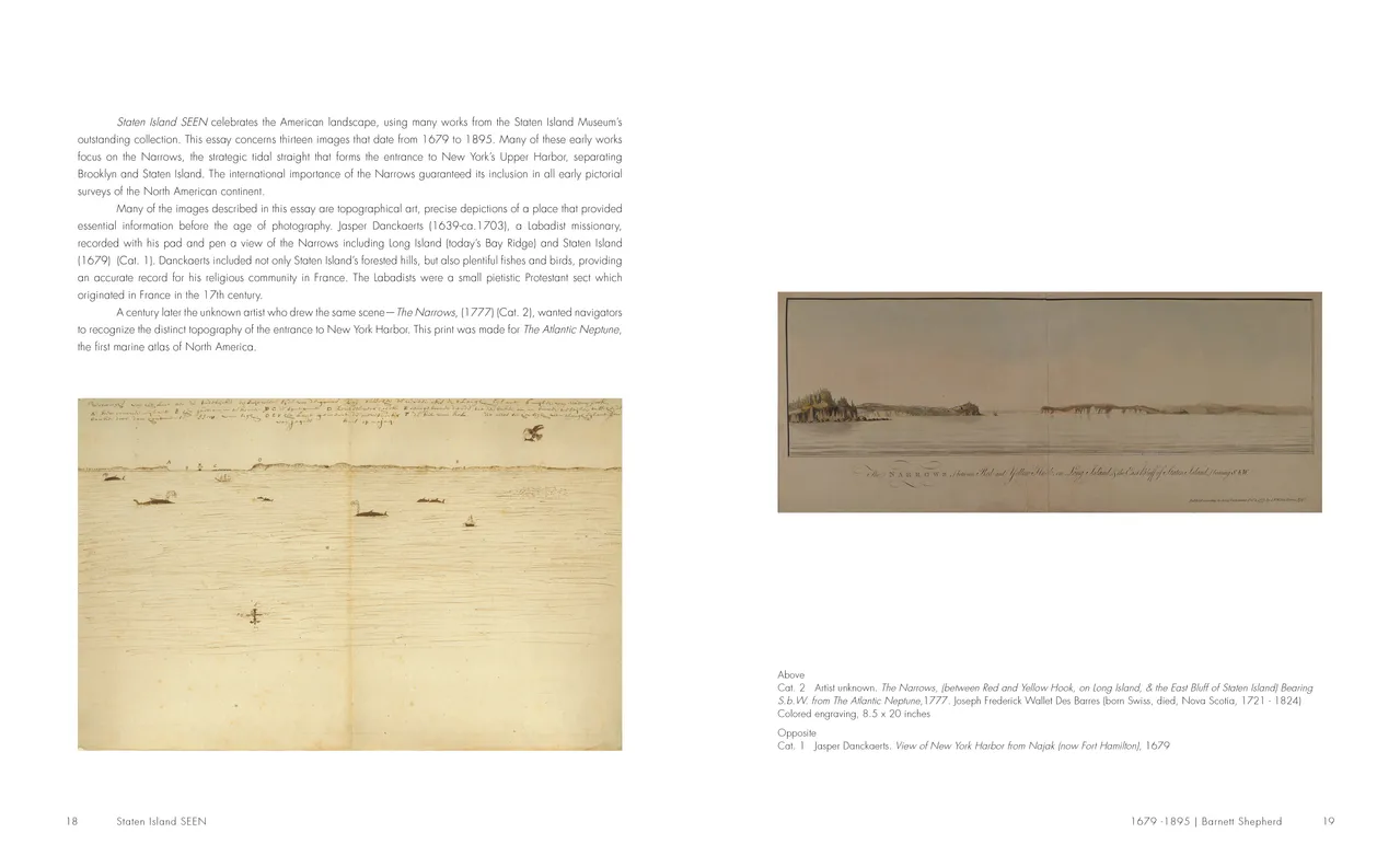 Staten Island SEEN exhibition catalog, pages 18-19