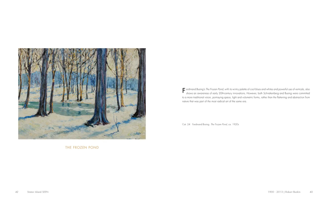 Staten Island SEEN exhibition catalog, pages 42-43