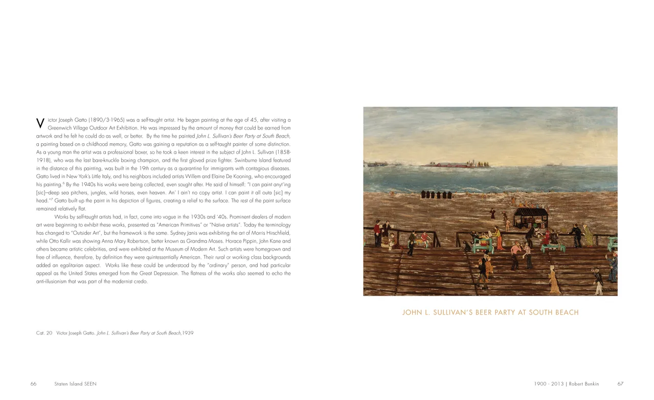 Staten Island SEEN exhibition catalog, pages 66-67