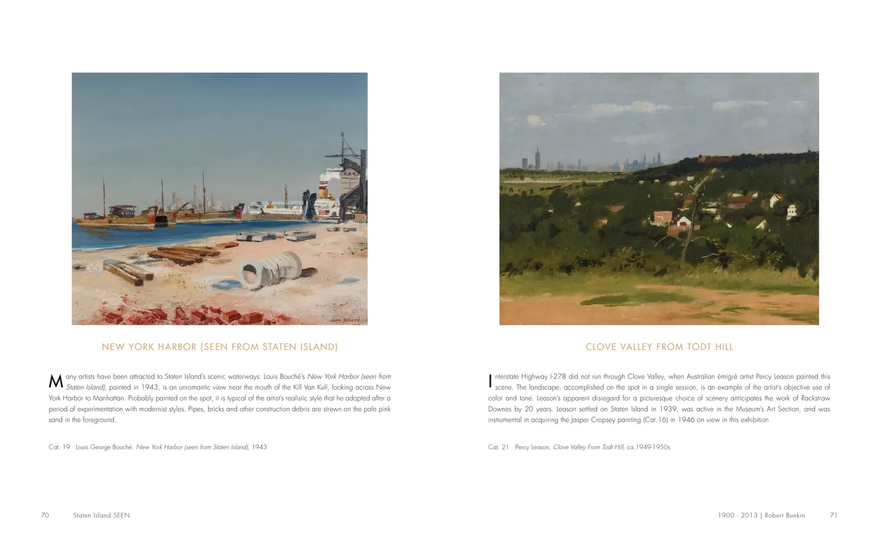 Staten Island SEEN exhibition catalog, pages 70-71