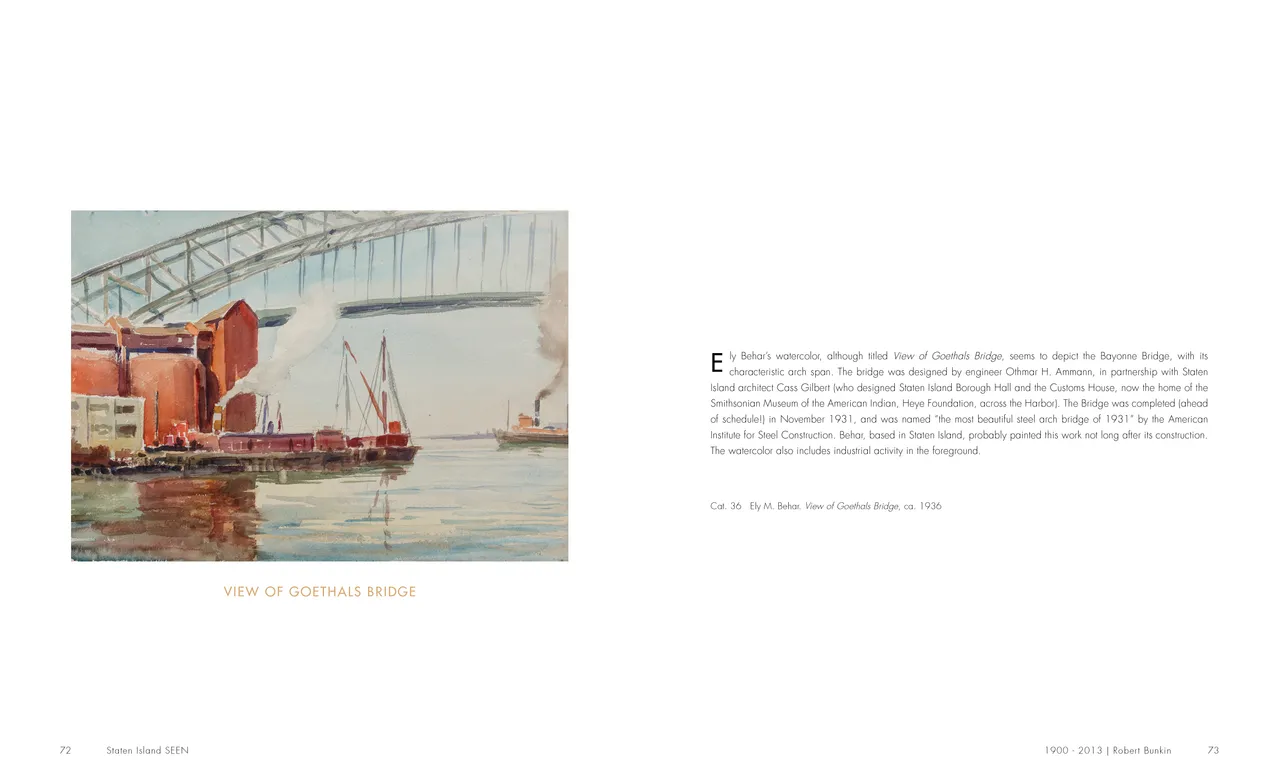 Staten Island SEEN exhibition catalog, pages 72-73