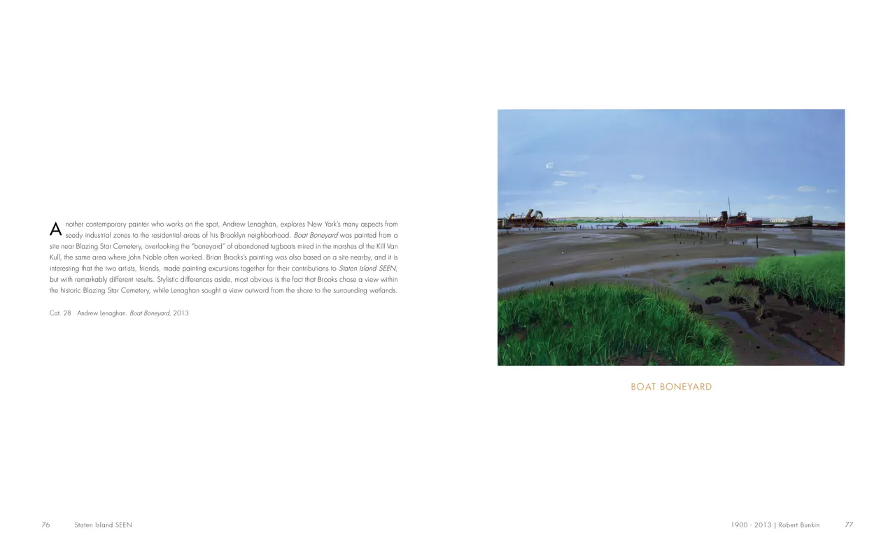 Staten Island SEEN exhibition catalog, pages 76-77