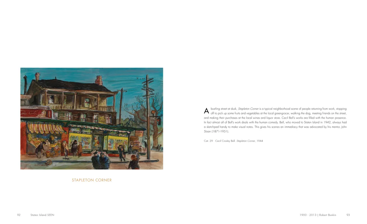 Staten Island SEEN exhibition catalog, pages 92-93