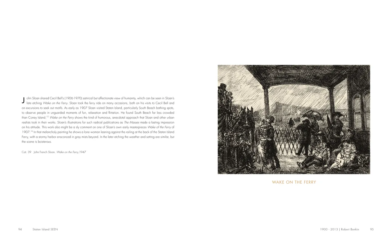 Staten Island SEEN exhibition catalog, pages 94-95