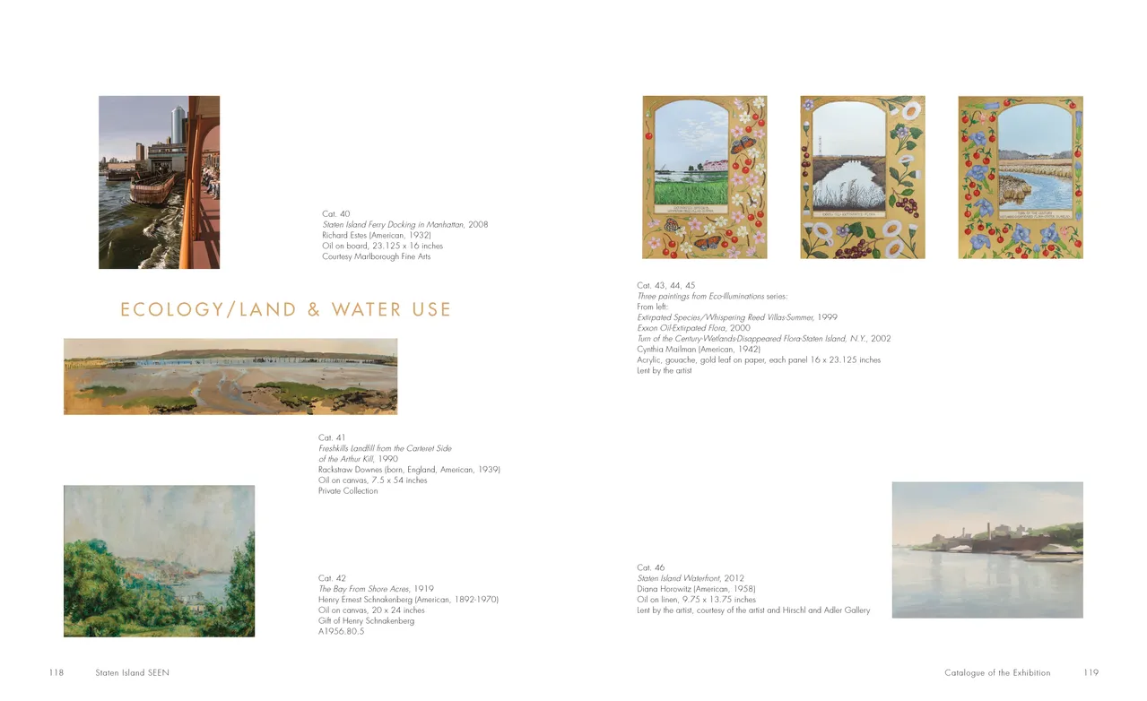 Staten Island SEEN exhibition catalog, pages 118-119