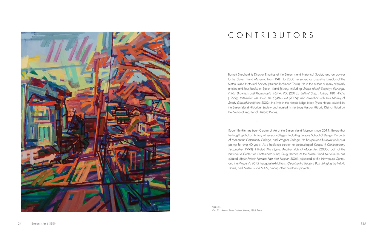 Staten Island SEEN exhibition catalog, pages 120-121