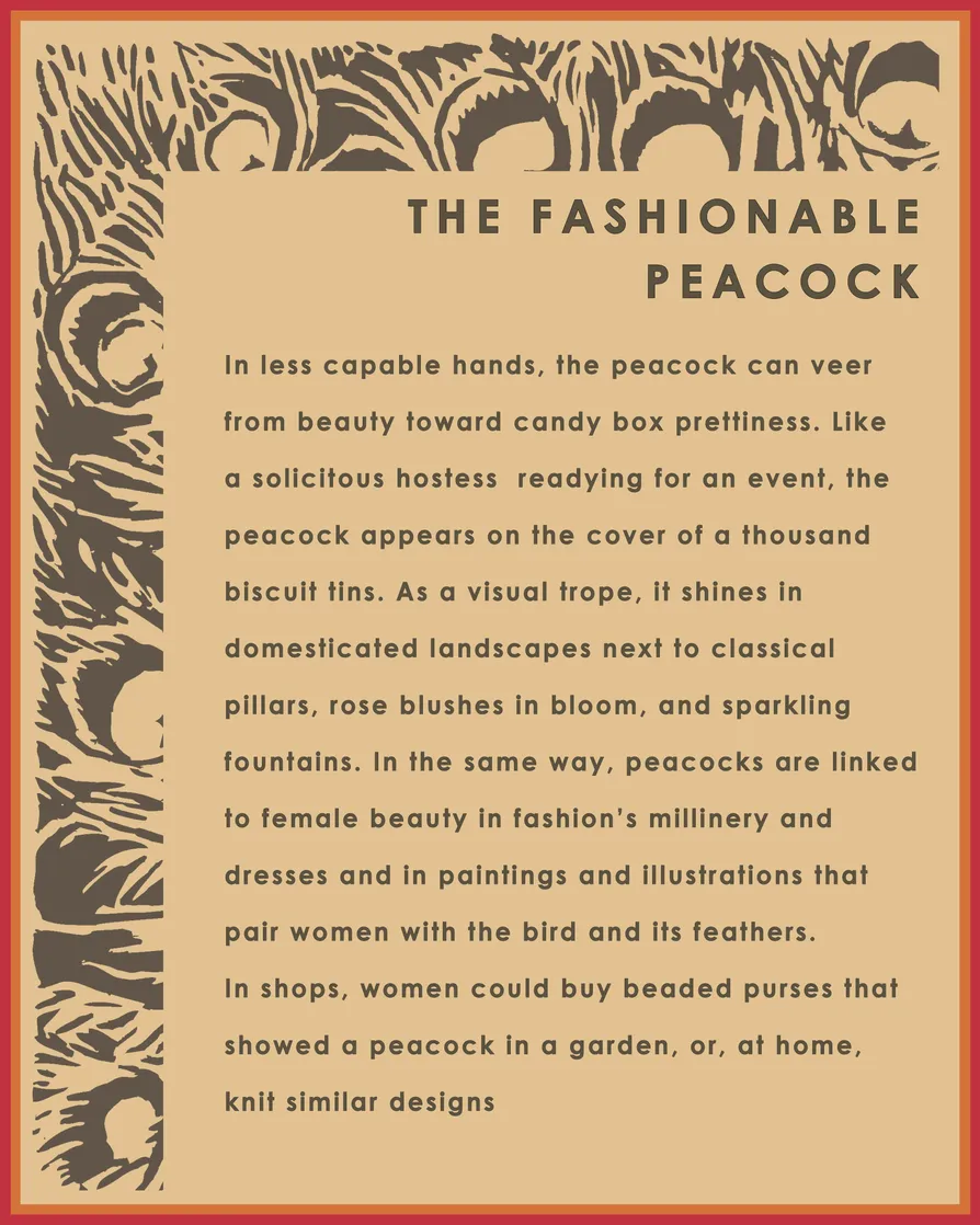 Theme Panel 5 for STRUT: The Peacock and Beauty in Art exhibition
