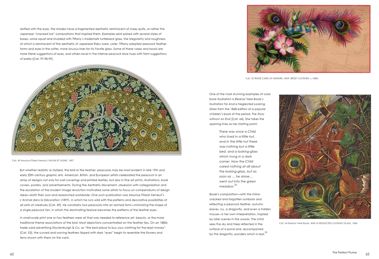 Strut: The Peacock and Beauty in Art exhibition catalog, pages 62-63