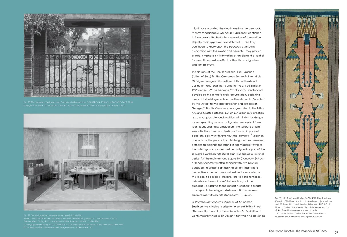 Strut: The Peacock and Beauty in Art exhibition catalog, pages 106-107