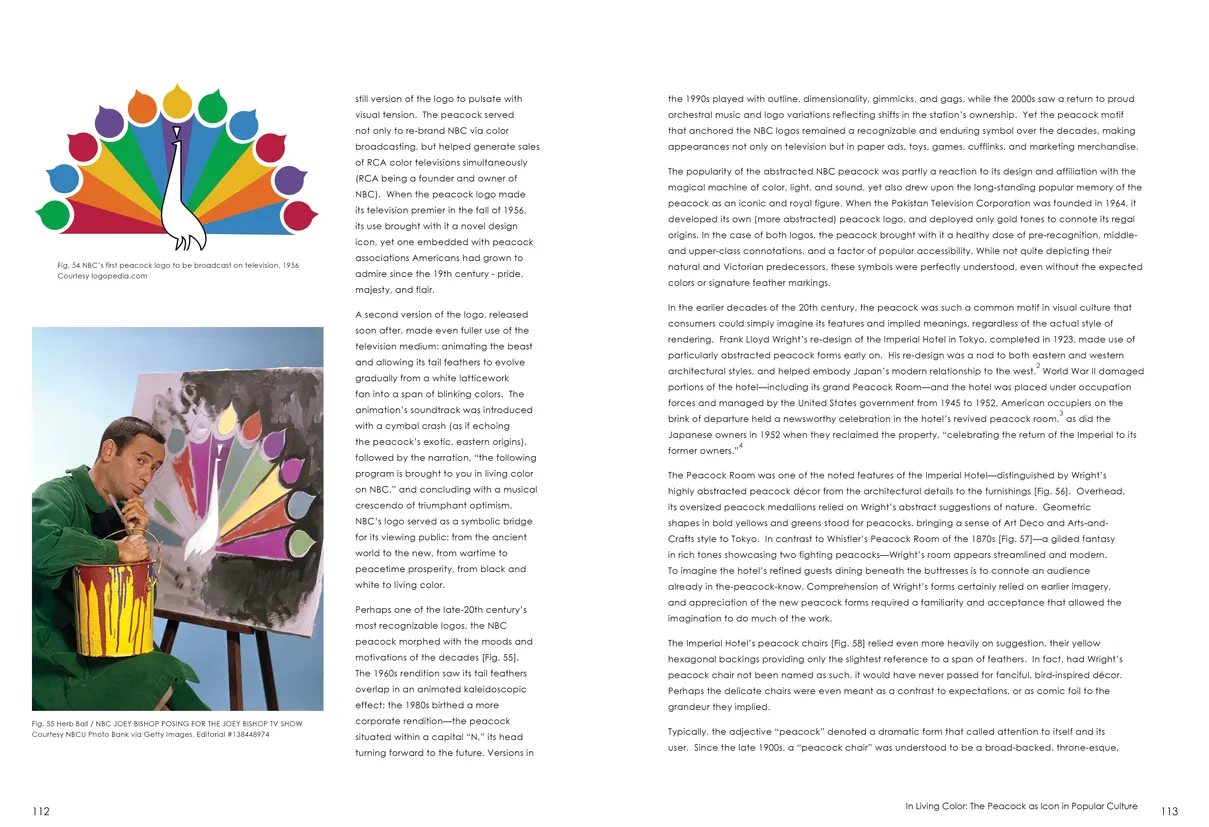 Strut: The Peacock and Beauty in Art exhibition catalog, pages 112-113