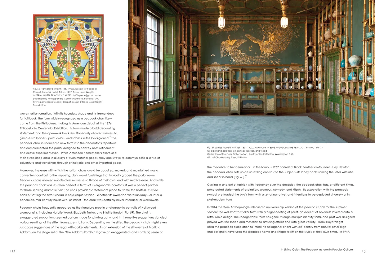 Strut: The Peacock and Beauty in Art exhibition catalog, pages 114-115