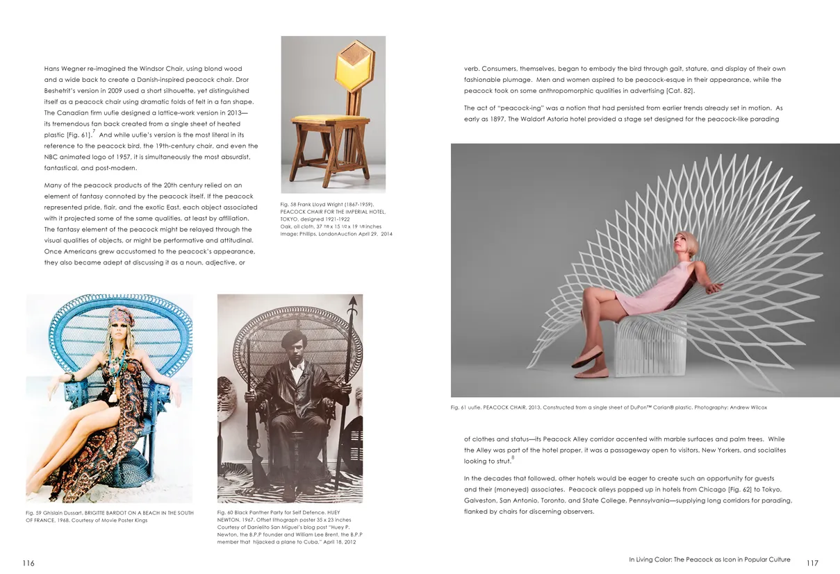 Strut: The Peacock and Beauty in Art exhibition catalog, pages 116-117