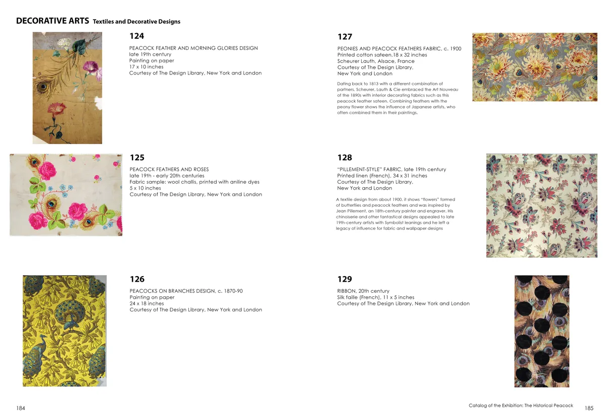 Strut: The Peacock and Beauty in Art exhibition catalog, pages 184-185