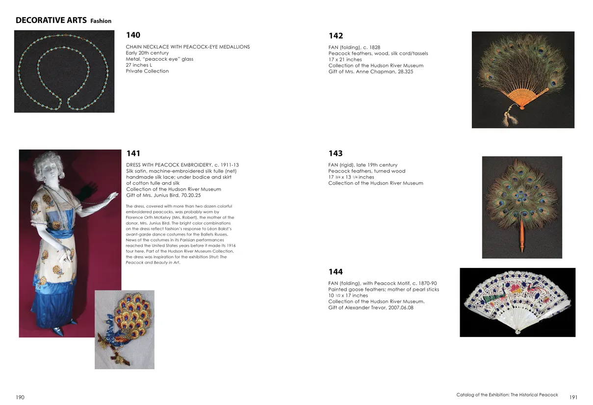 Strut: The Peacock and Beauty in Art exhibition catalog, pages 190-191