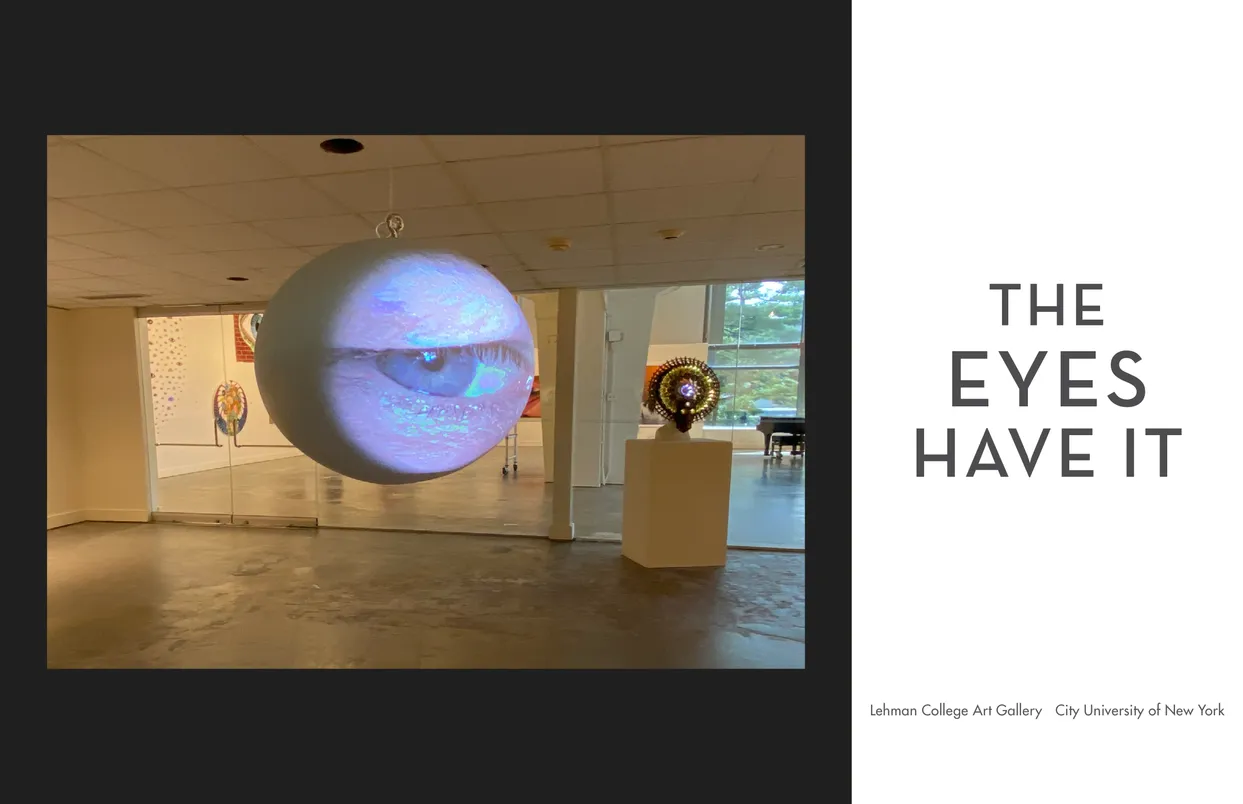 The Eyes Have It exhibition catalog, pages 4-5