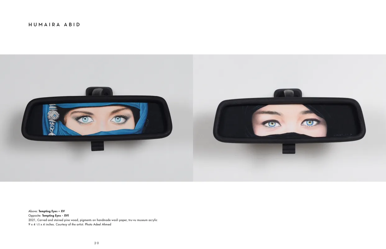 The Eyes Have It exhibition catalog, pages 20-21