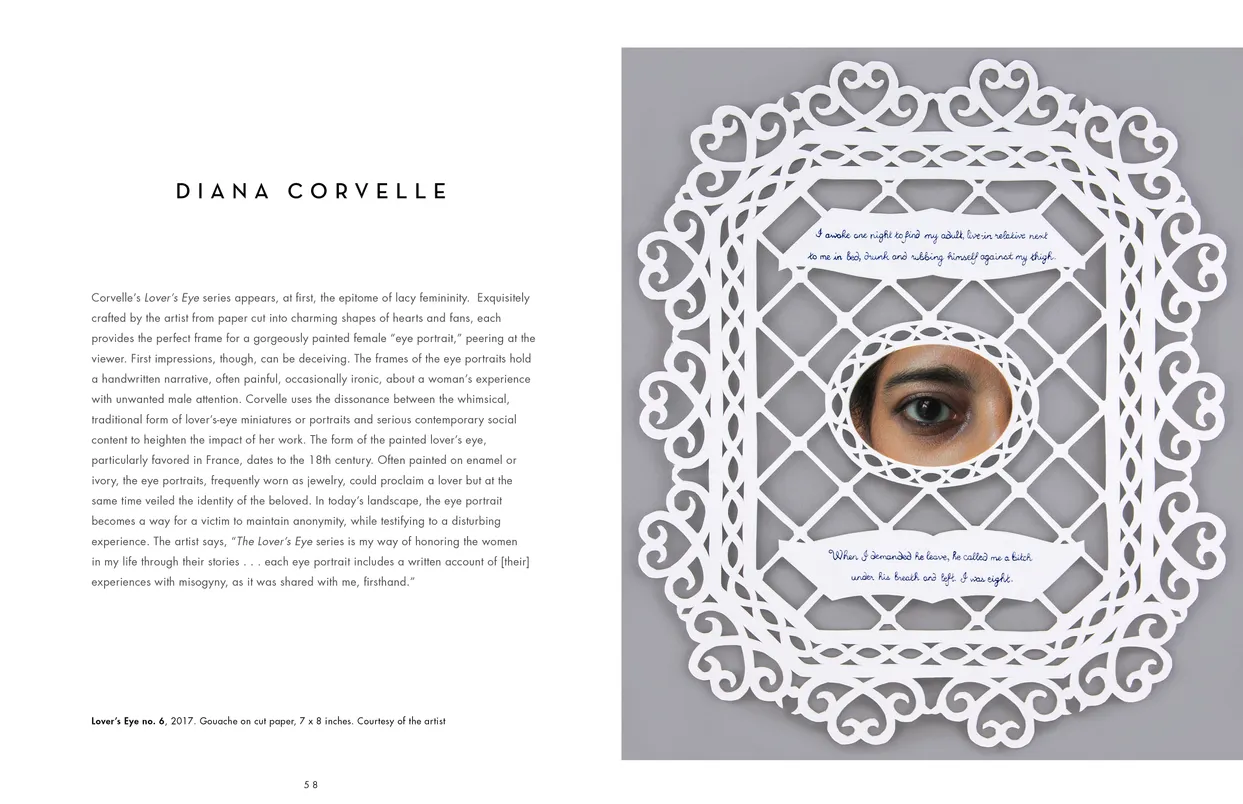 The Eyes Have It exhibition catalog, pages 58-59